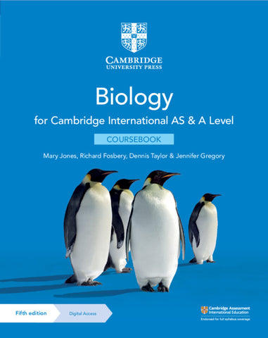 Cambridge International AS & A Level Biology Coursebook with Digital Access (2 Years) 5ed