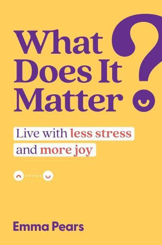WHAT DOES IT MATTER