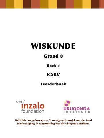 Siyavula Graad 8A Wiskunde Leerdersboek (Learner's Guide)