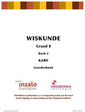 Siyavula Graad 8B Wiskunde Leerdersboek (Learner's Guide)