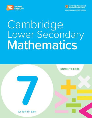 MARSHALL CAVENDISH EDUCATION CAMBRIDGE LOWER SECONDARY MATH LEARNER BOOK STAGE 7