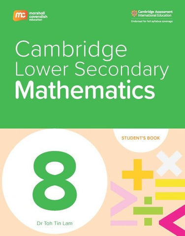 MARSHALL CAVENDISH EDUCATION CAMBRIDGE LOWER SECONDARY MATH LEARNER BOOK STAGE 8