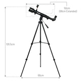 Galaxy Tracker 375 Power Smart Telescope (50mm wide angle HD)