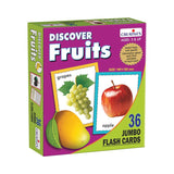 Creatives - Discover Numbers/Animals/Vegetables Jumbo Flash Cards - 36 Cards