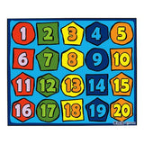 Kids Large Floor Carpet - Numbers (2400x2000x3mm)