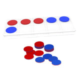 Ten Frame Set with Counters - 1 tray, 10 Counters