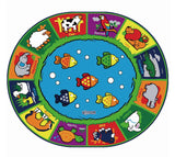 Kids Non-Slip Carpet - Animals 2400 x 2000 x 3mm