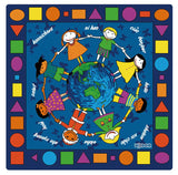 Kids Non-Slip Carpet - Children of The World - (2000 x 2000 x 3mm)