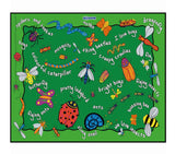 Kids Non-Slip Carpet - Insects 2400 x 2000 x 3mm