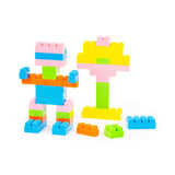 Polesie - Construction Building Blocks Set - Pigmy 60pc in Container