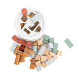 Zookabee - Wooden Blocks with Shape Sorter Lid (50 pieces)