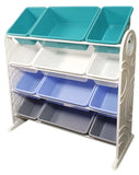Kids Storage Organiser For Toys And More - 12 Bins