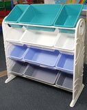 Kids Storage Organiser For Toys And More - 12 Bins