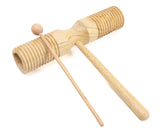 Two-Tone block with Beater - Kids Music Instrument - Each