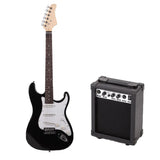 39" Electric Guitar With Amplifier - Black