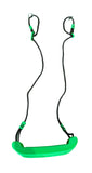 PLAYFREE - Plastic Swing Seat with Rope - Green