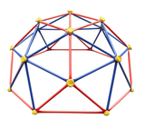 PLAYFREE - Heavy Duty 6ft Steel Climbing Frame Dome
