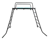 PLAYFREE - Climbing Frame Bridge Platform with Handle Bars and Swing Hooks