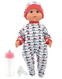 Dollsworld - Baby Joy Doll 38cm (15”) – Heart Outfit