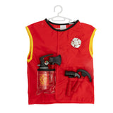 Fireman Role Play Costume With Accessories - Vest Design
