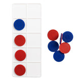 Ten Frame Set with Counters - 1 tray, 10 Counters
