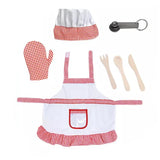 Chef Apron & Hat Role Play Costume With Accessories