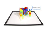 Counting Stacking Cubes 100 Piece With Board