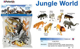 Assorted Jungle Animals in a set (8 pieces)