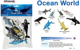 Assorted Sea Creatures in a Set 8 pieces