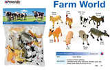Assorted Farm Animals in a Set 8 pieces