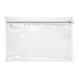 TREFOIL POLYKING SCHOOL CLEAR LIBRARY BAG WITH ZIP