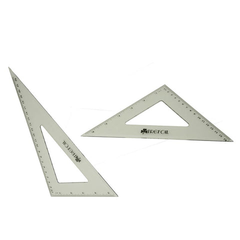 TECHNICAL DRAWING SET SQUARE SET 45 & 60