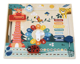 Zookabee Wooden Calendar & Weather Clock