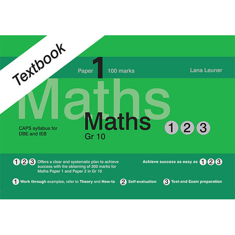 Maths 123 Textbook Paper 1 Gr 10