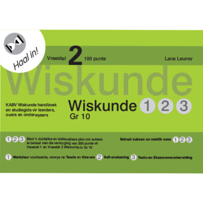 Wiskunde 123 Haal in! Vraestel 2 Gr 10 3de Uitgawe