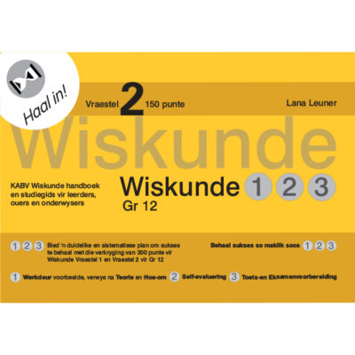 Wiskunde 123 Haal in! Vraestel 2 Gr 12 3de Uitgawe