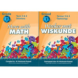Woeker met Wiskunde / Move With Math Gr 7 Kwartaal /Term 3&4 Oplossings/Solutions