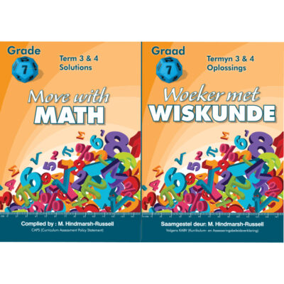 Woeker met Wiskunde / Move With Math Gr 7 Kwartaal /Term 3&4 Oplossings/Solutions