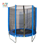 PLAYFREE - 8ft 2.44m Trampoline With Steel Frame Enclosure