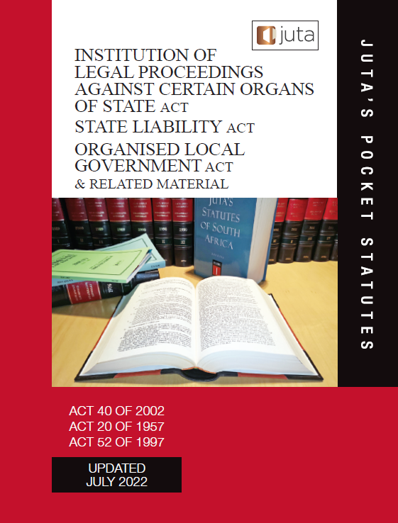 Institution of Legal Proceedings against certain Organs of State Act 4 ...