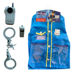 Policeman - Police Officer Costume Set With Accessories - Deluxe - Light Blue
