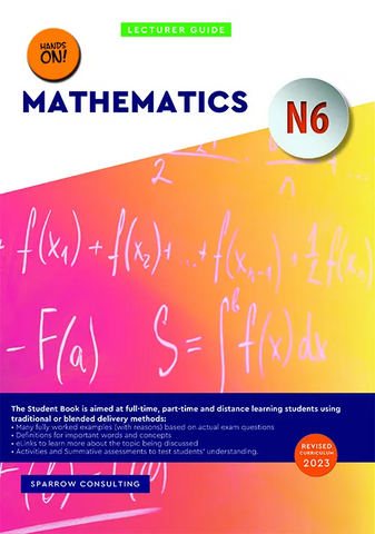 N6 Mathematics Lecturer Guide