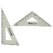 Trefoil - TECHNICAL DRAWING 10CM SET SQUARE SET 45 & 60