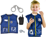 Policeman Vest Costume With Accessories