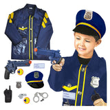 Policeman Officer Uniform Costume With Hat And Accessories
