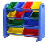 Storage Organiser with Heavy Duty Frame - 12 Bins