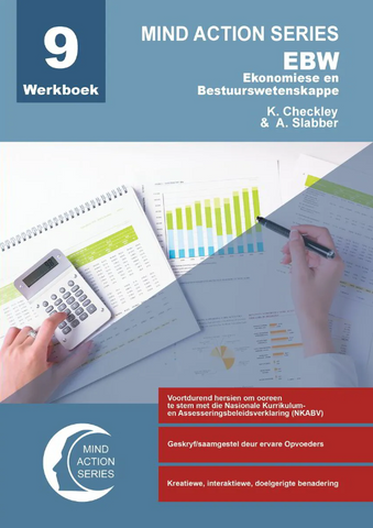 MIND ACTION SERIES: Ekonomiese & Bestuurswetenskappe Werkboek NCAPS (A4) - Graad 9 - Punched