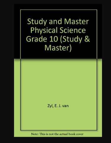 Study and Master Physical Science Grade 10