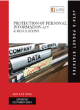 Protection of Personal Information Act 4 of 2013 (Juta's Pocket Statutes) (2021 - 5th edition)