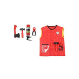 Fireman - Vest Role Play Costume With Helmet & Accessories